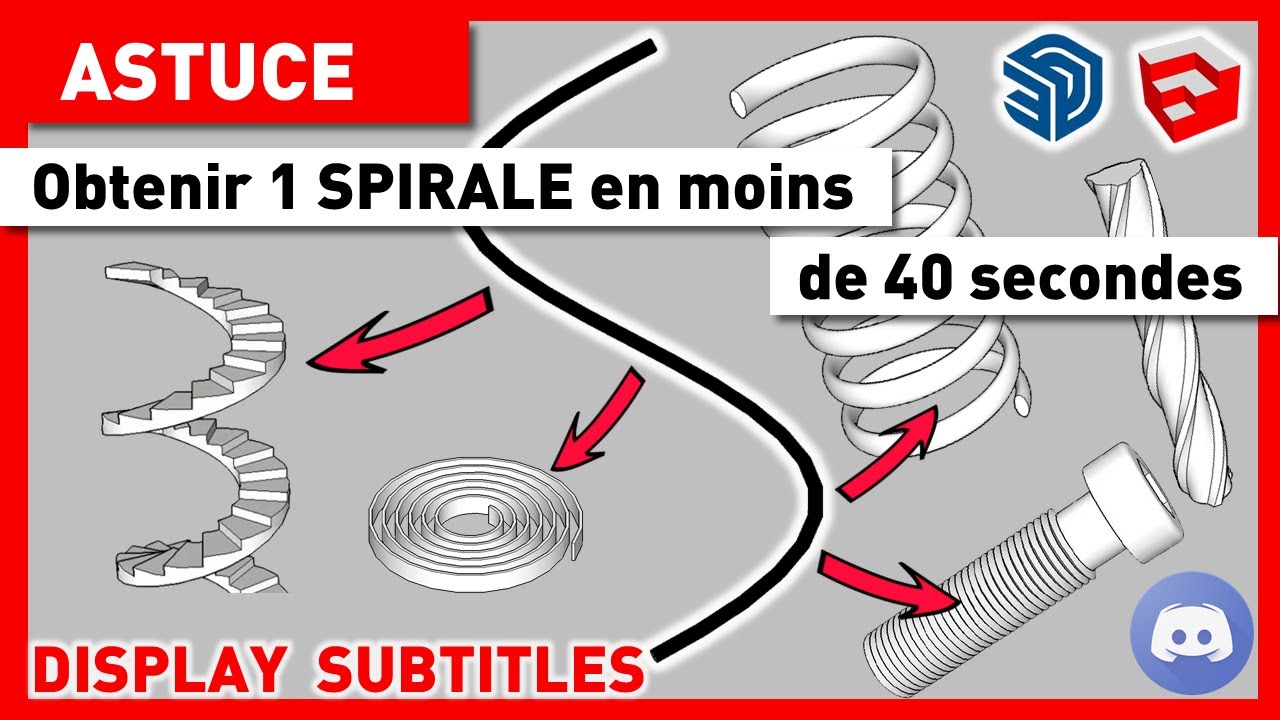 1 spirale en moins de 40 secondes - tuto gratuit