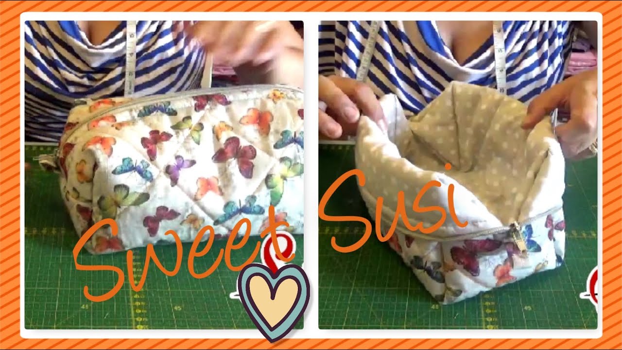 🧵🧶💄✏️✂️ Astuccio multiuso - box - beauty case -Tutorial passo passo per principianti