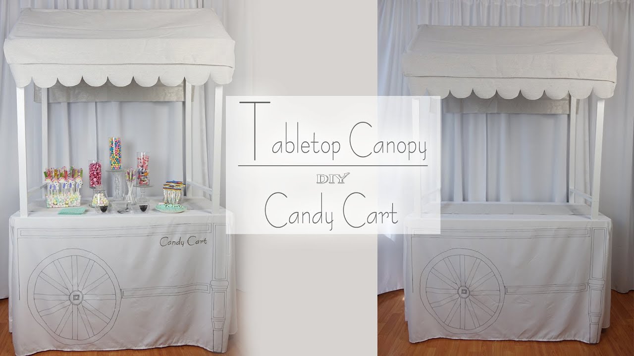 Candy Bar Canopy / Tabletop Canopy / Candy Cart /  Party Decor