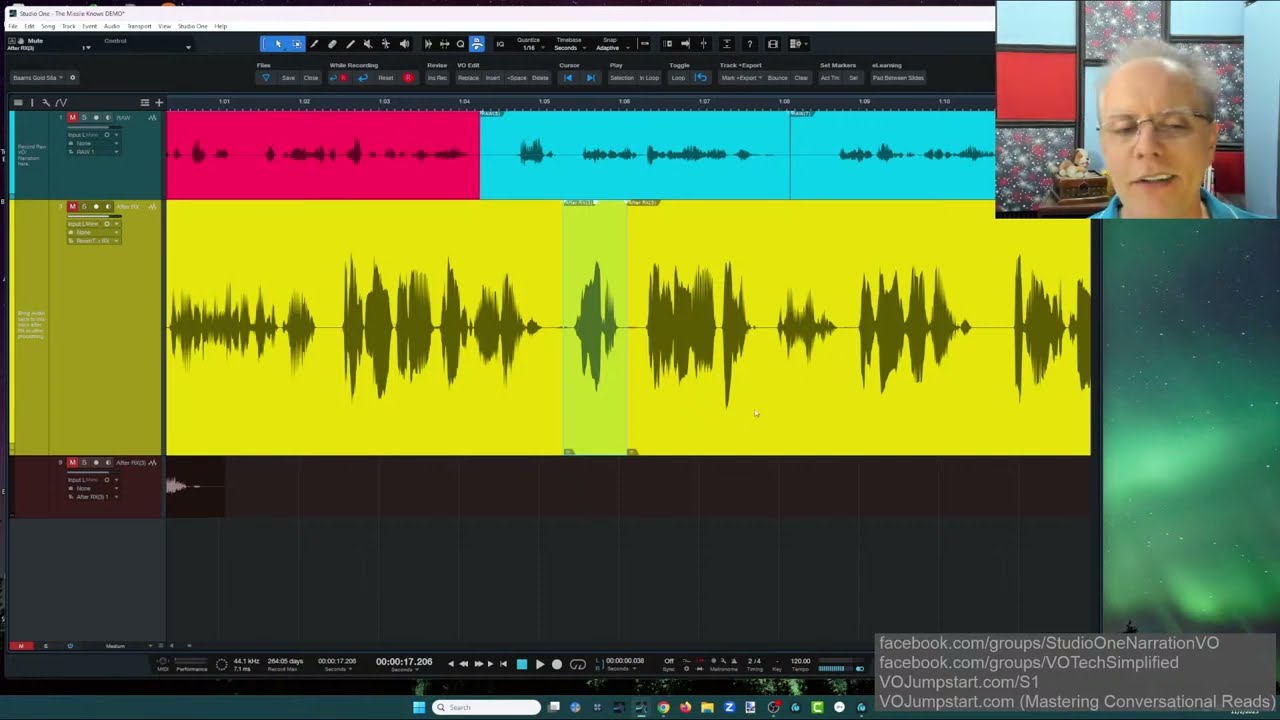 Studio One for VO: 6.5.1 Fun - Quick Edit tips: 
