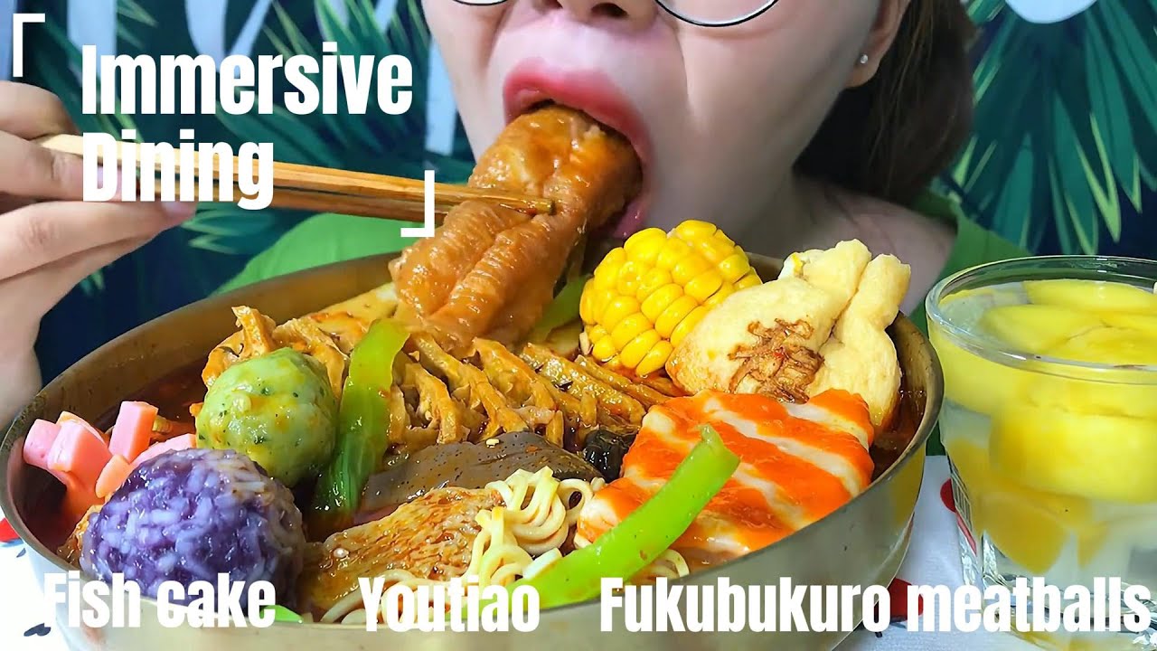 【Immersive Dining】#food#streetfood#AsianStreetFood #mukbang#American Cuisine#indianfood# AsianSnack