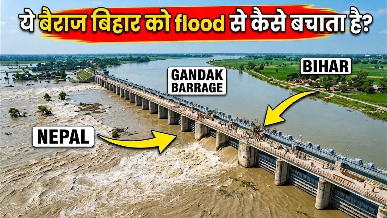 How The 36-Gate Gandak Barrage Was Built