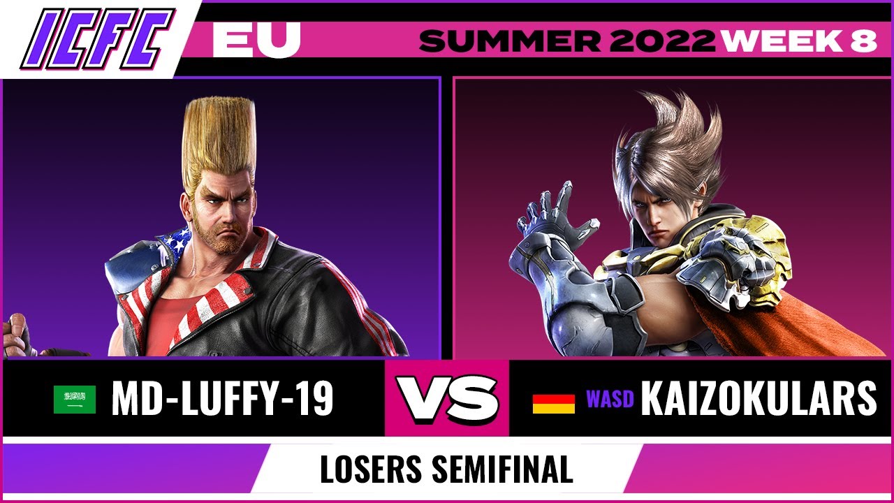 MD-Luffy-19 (Paul) vs. KaizokuLars (Lars) Losers Semifinal - ICFC EU Tekken 7 Summer 2022 Week 8
