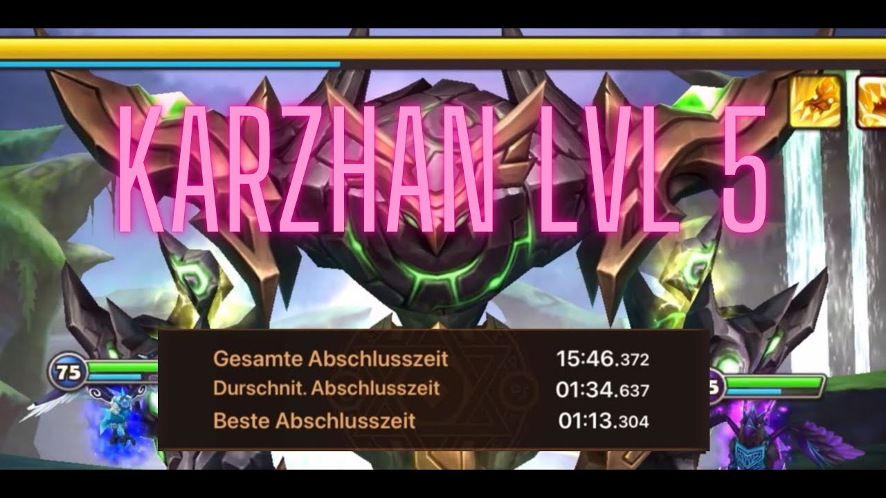 Antiker Wächter von Karzhan // Wald der brüllenden Bestien // Level 5 F2P Team