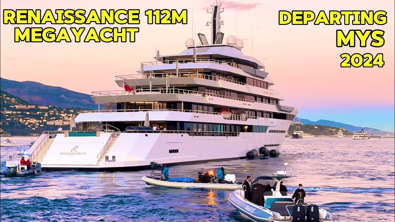 SUPERYACHTS LEAVING AFTER THE END OF 2024 MONACO YACHT SHOW!@emman25MC