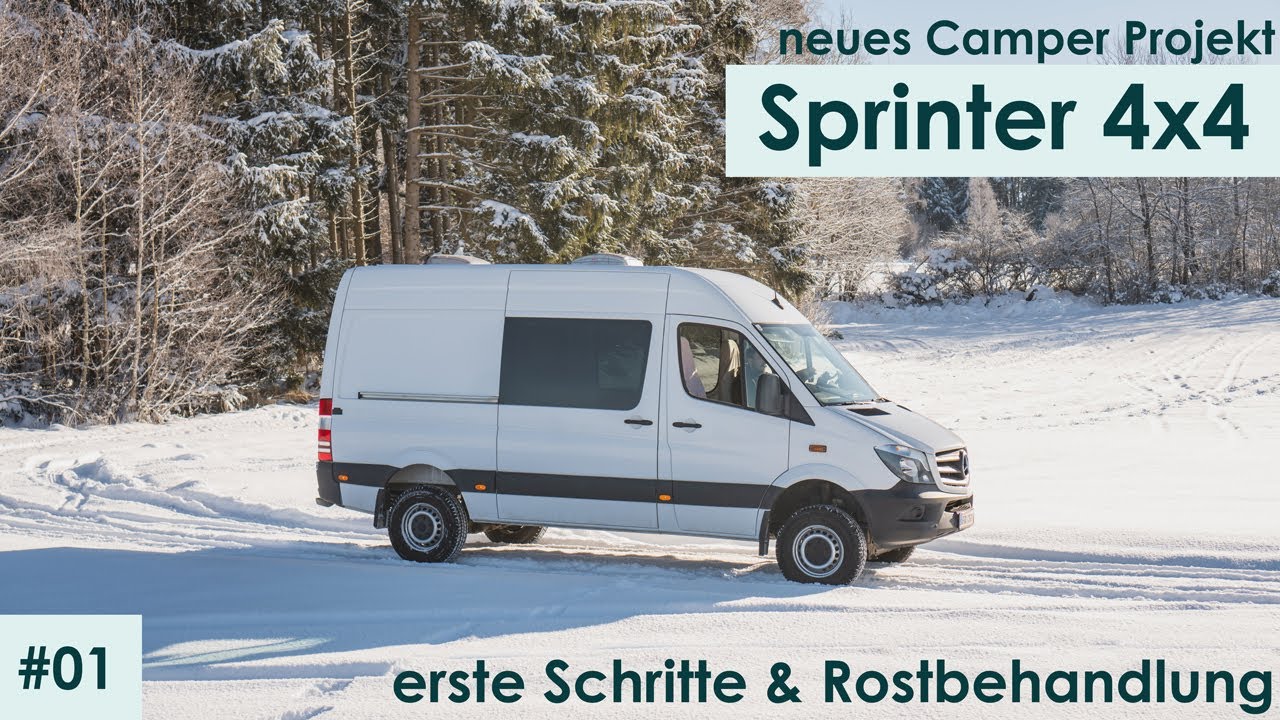 Rostbehandlung & Hohlraumversiegelung am Camper machen | Mercedes Sprinter 4x4 DIY Camper Ausbau #01