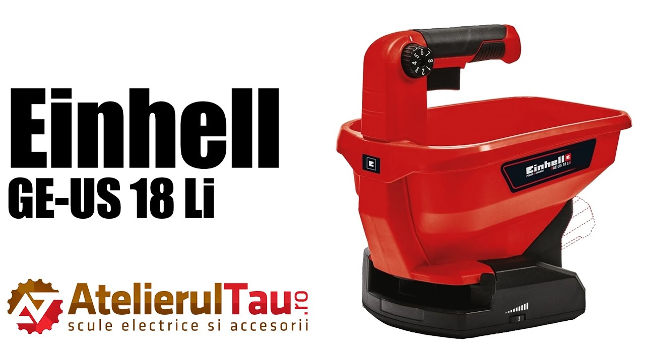 Einhell GE-US 18 Li PXC - Insamantator, 18 V, - Ah - Prezentare&Test in sarcina