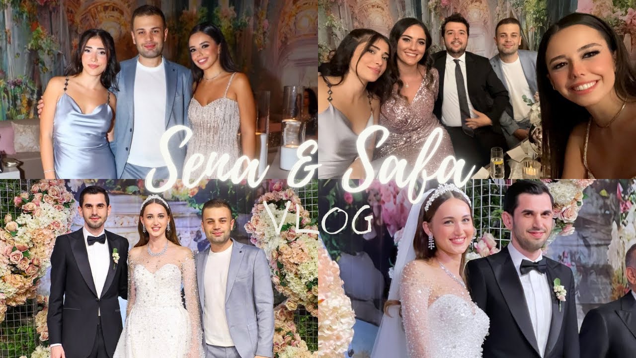 ARKADAŞIM EVLENDİ... Sena & Safa Düğün #vlog