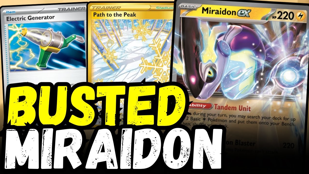 Miraidon ex is Actually BUSTED | Pokemon TCG Obsidian Flames