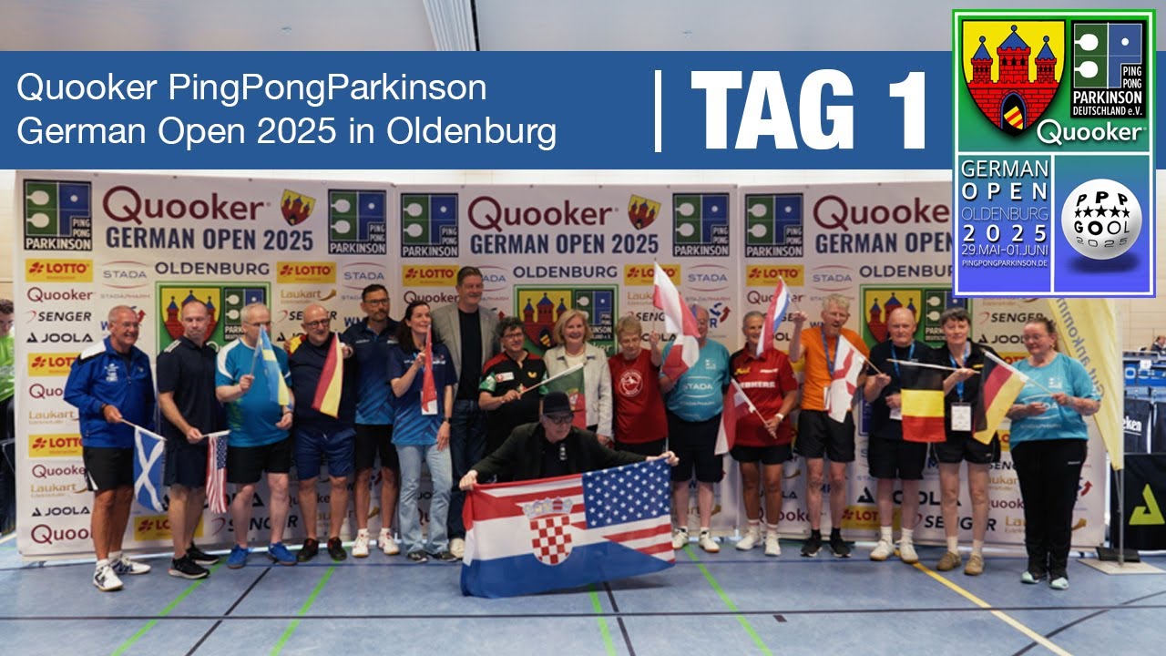 Tag 1 | Day 1 &ndash; Quooker PingPongParkinson German Open 2025 🇩🇪🇬🇧