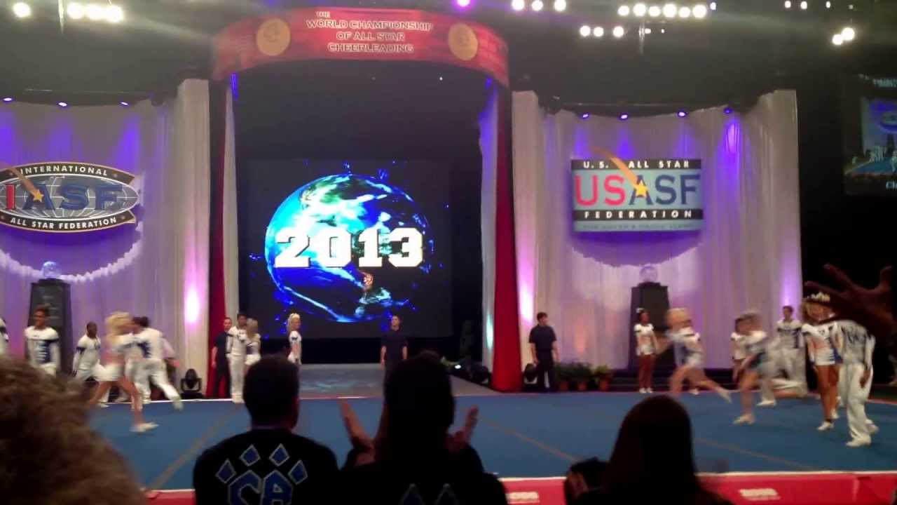 The Cheerleading Worlds 2013 Cheer Athletics - Cheetahs Senior Large Coed Level 5