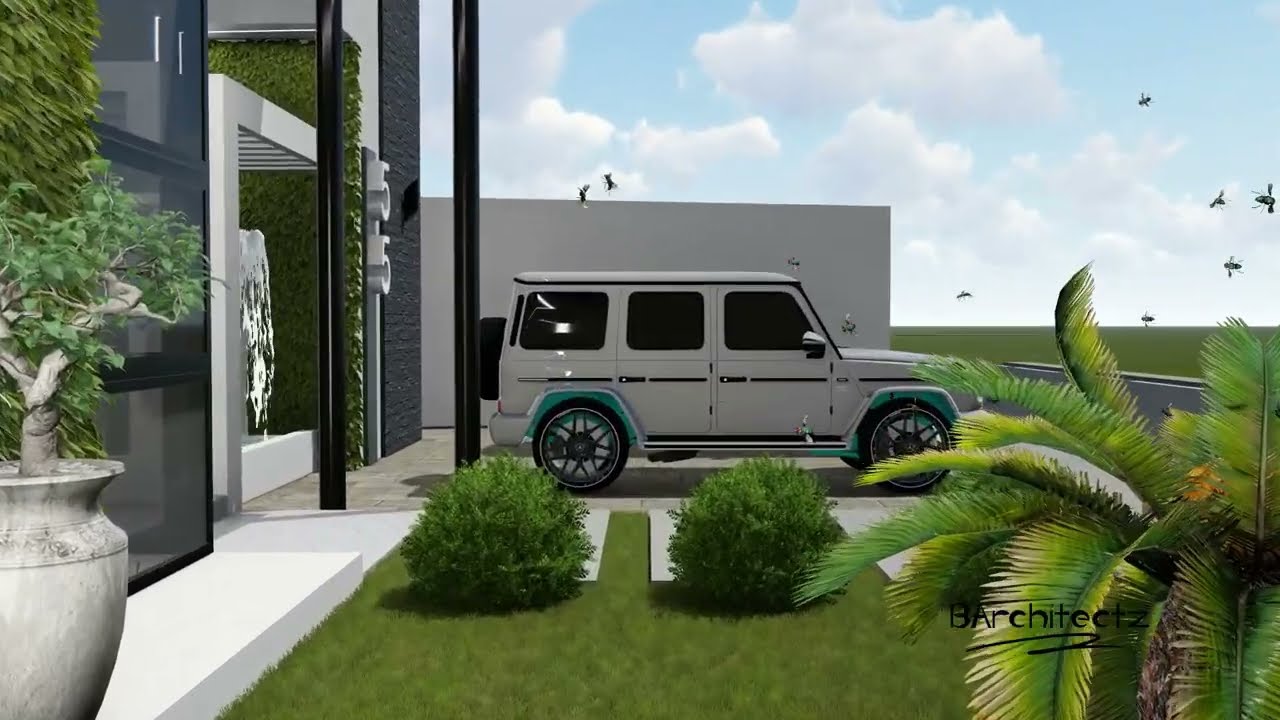 A Modern 3 Bedroom House | 25 x 14 Meters