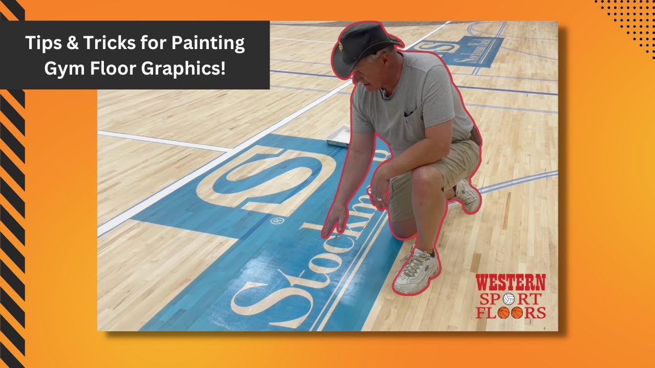 Tips & Tricks for Painting Gym Floor Graphics!