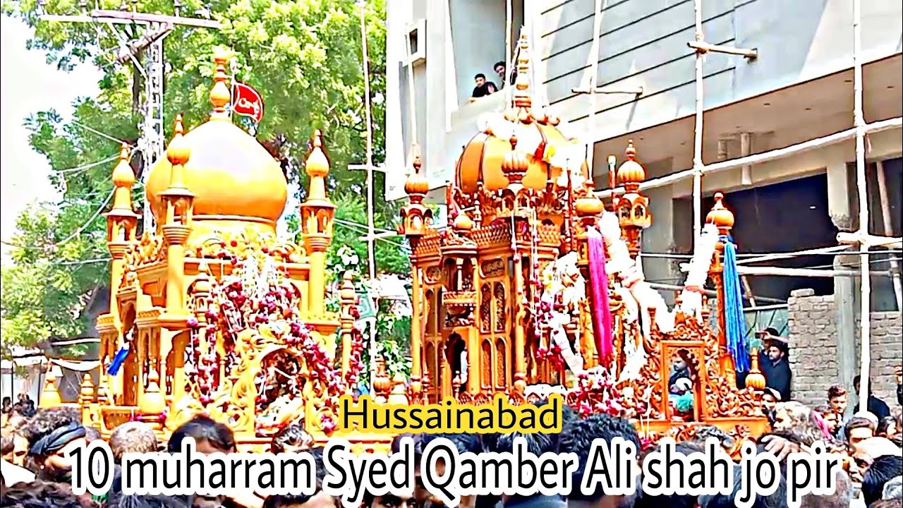 10 muharram Syed Qamber Ali shah jo pir hussainabad -1444-2022