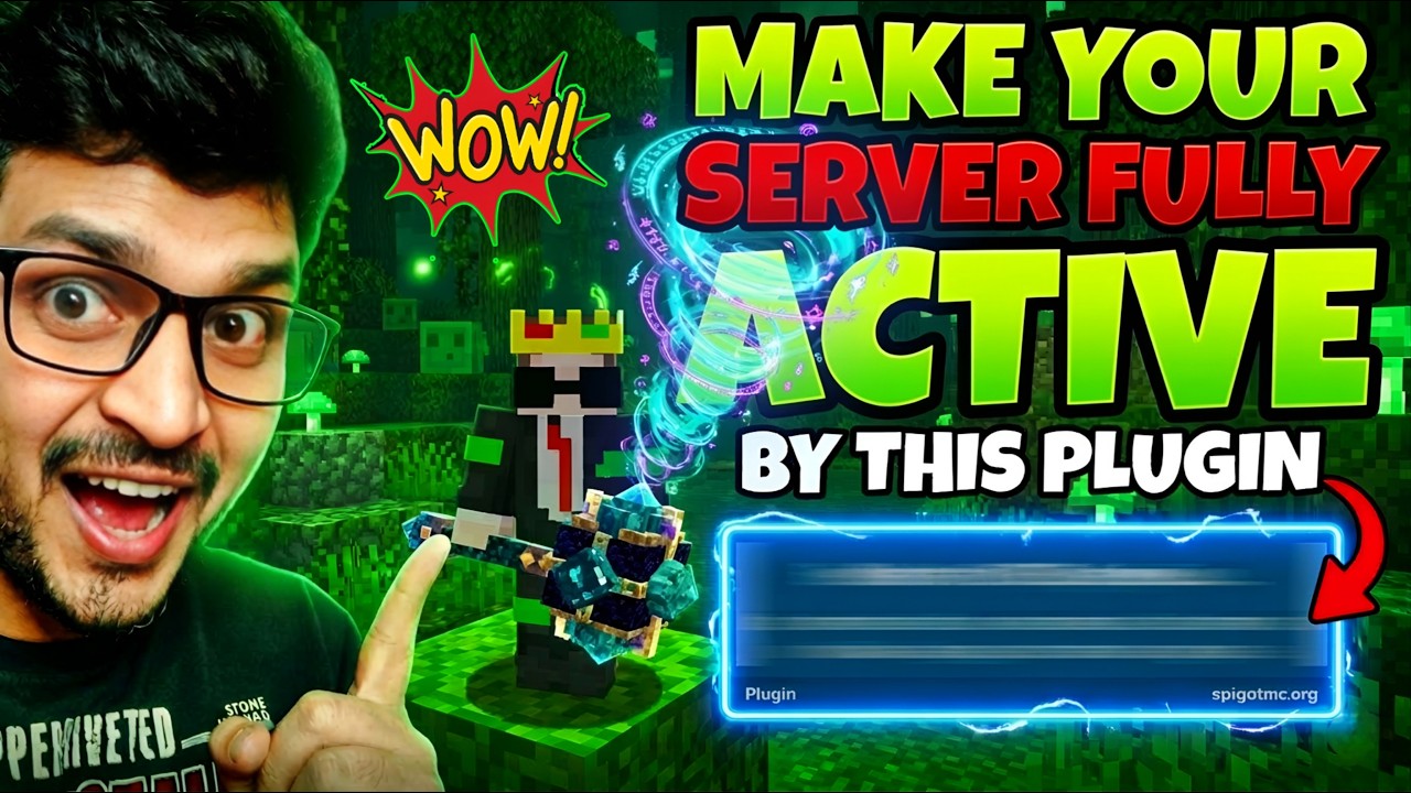 How To Make your Server Fully Active by This SMP Plugin | Best SMP Plugin Minecraft 1.21+