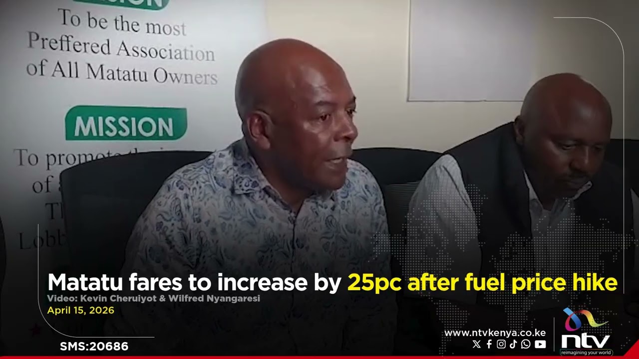 Matatu fares to increase by 25pc after fuel price hike