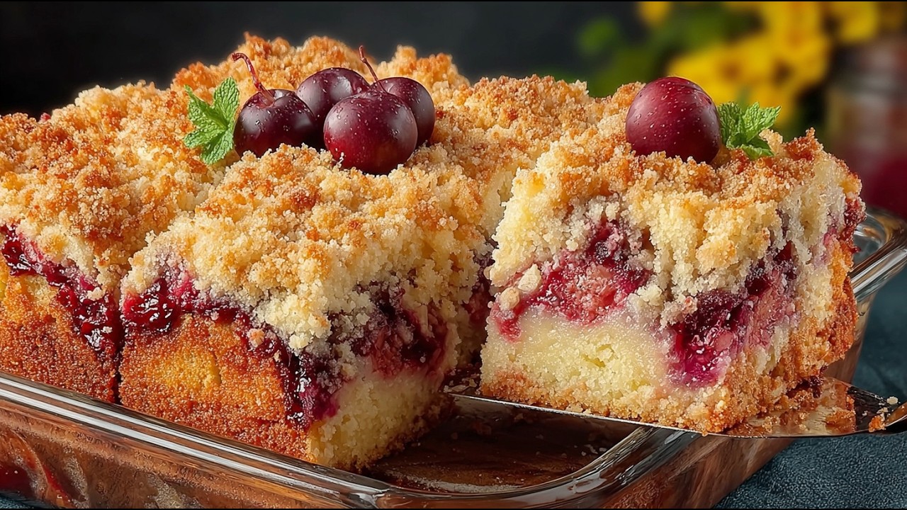 LECKERER ZWETSCHGENKUCHEN! 🍑 Omas Geheimrezept für den perfekten Sommerkuchen!