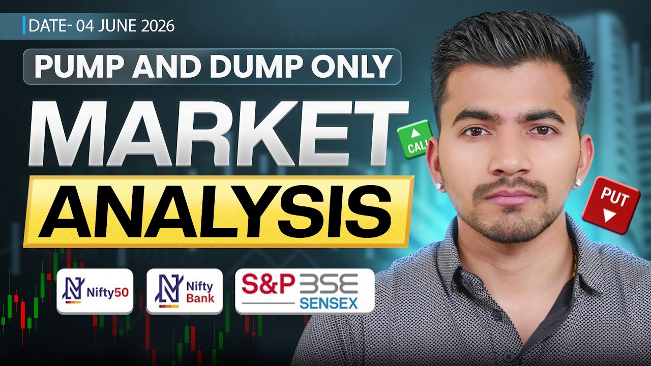 4 June Market Analysis | Nifty & Bank Nifty Prediction | Best Thursday Trading Setup