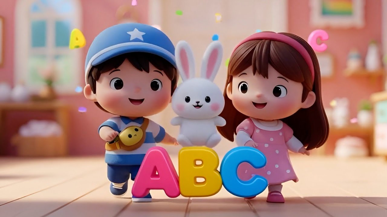 ABC Song for Kids | A to Z Alphabet Learning | Fun Nursery Rhymes|A for Apple 🍎|B for Ball ⚽