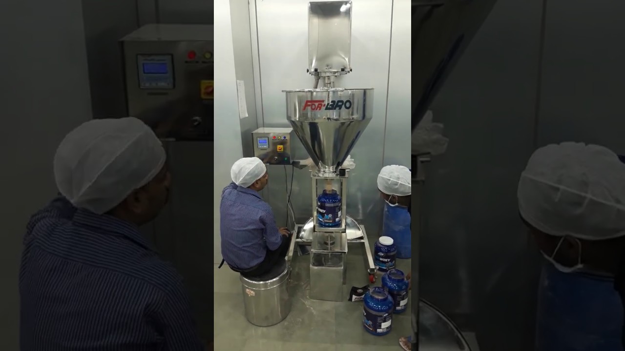 Protein Powder Packaging Machine for Up to 5 Kg Filling into Containers and Pouches