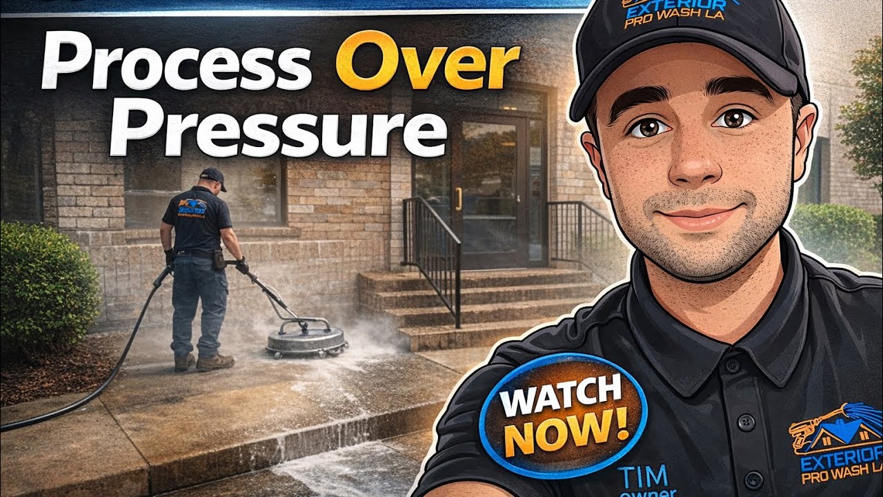 Commercial Exterior Cleaning Process | Process Over Pressure