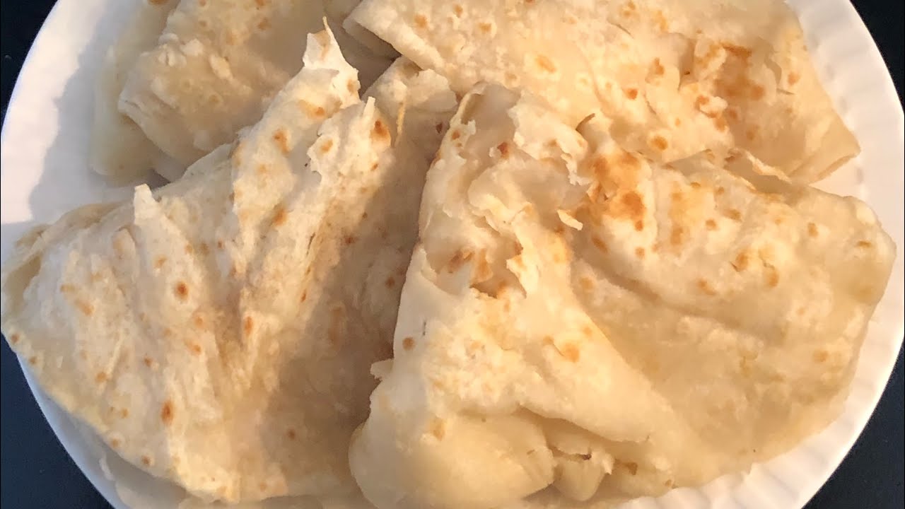 Soft flakey Guyanese 🇬🇾 Oil Roti / Roti Skin / Paratha 