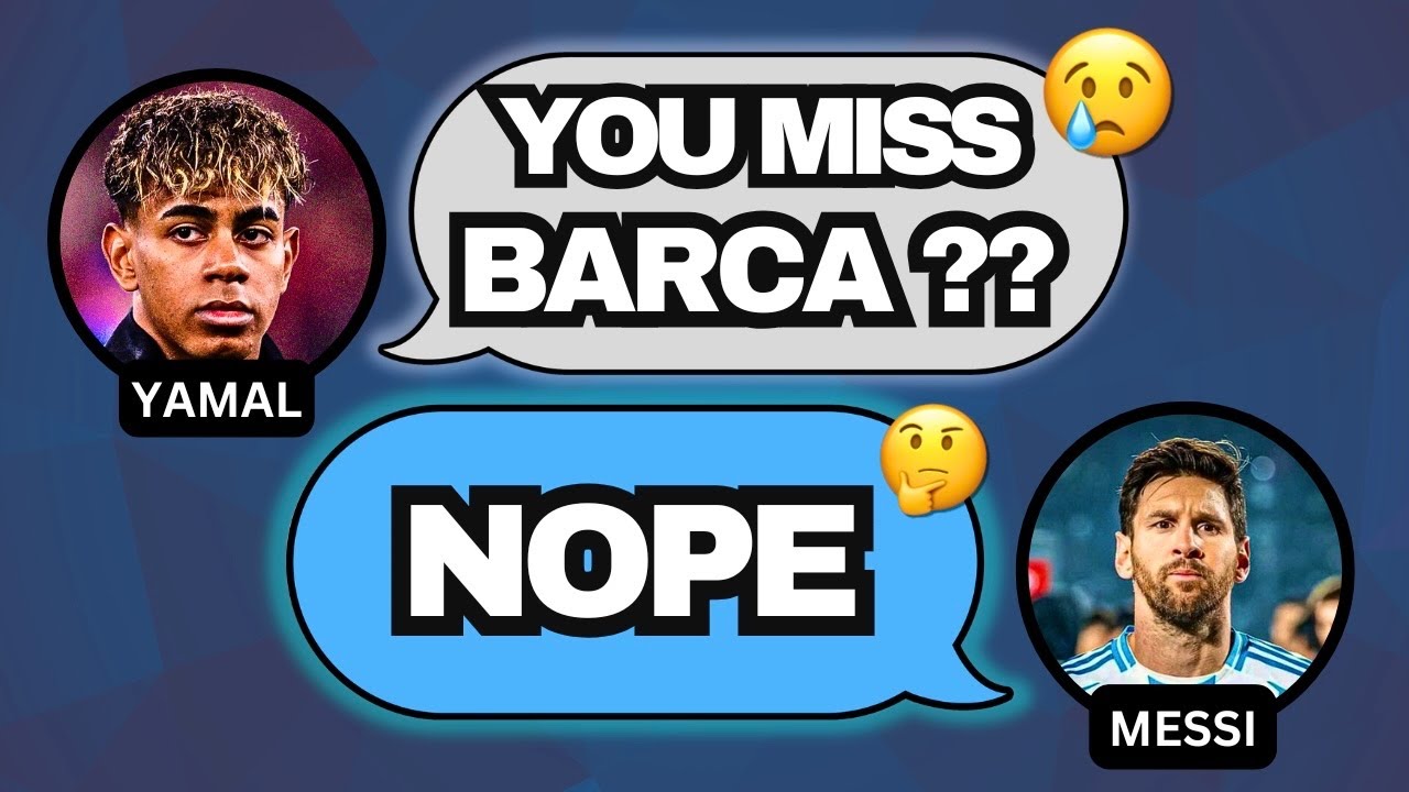 If Messi talked to Lamine Yamal💀