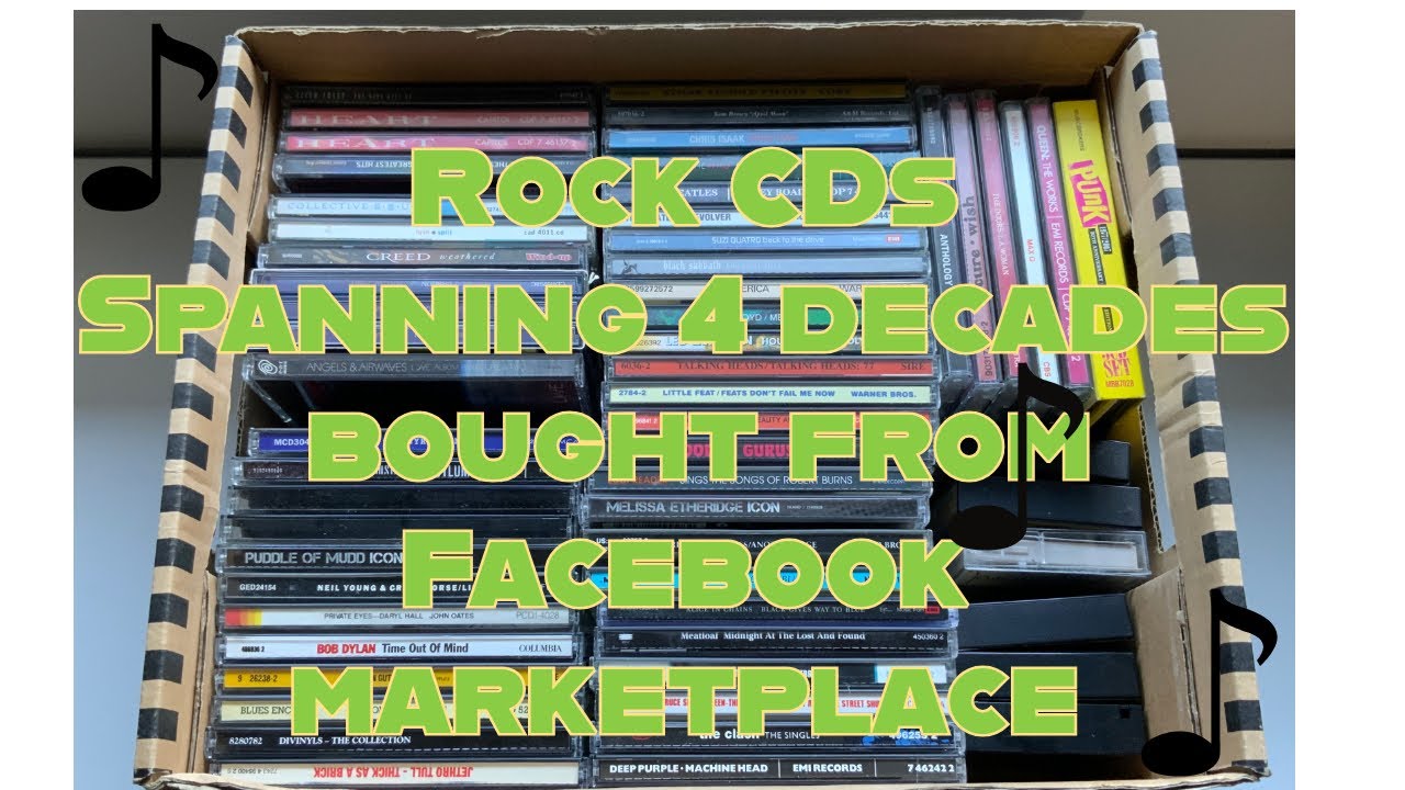 CD Finds #107 - Over 50 Rock CDs (4 Decades) Bought from Facebook Marketplace!!!
