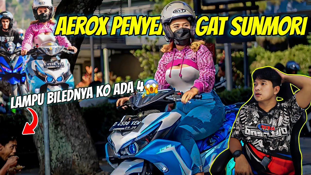 EMANG BOLEH AEROX PASANG 4 BILED❓REACT MODIFIKASI ‼️