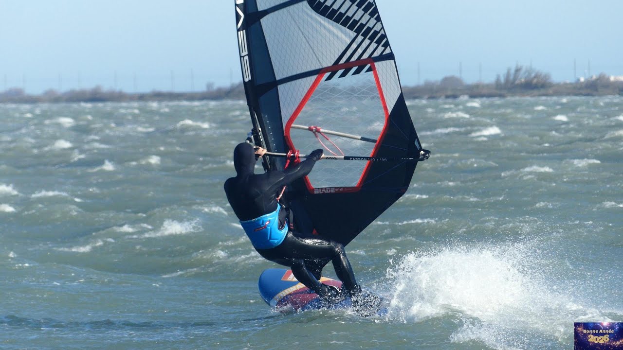 WINDSURF LA NAUTIQUE  LA PALME - LE PARC LE 30/12/2025 FRANCE GOPRO
