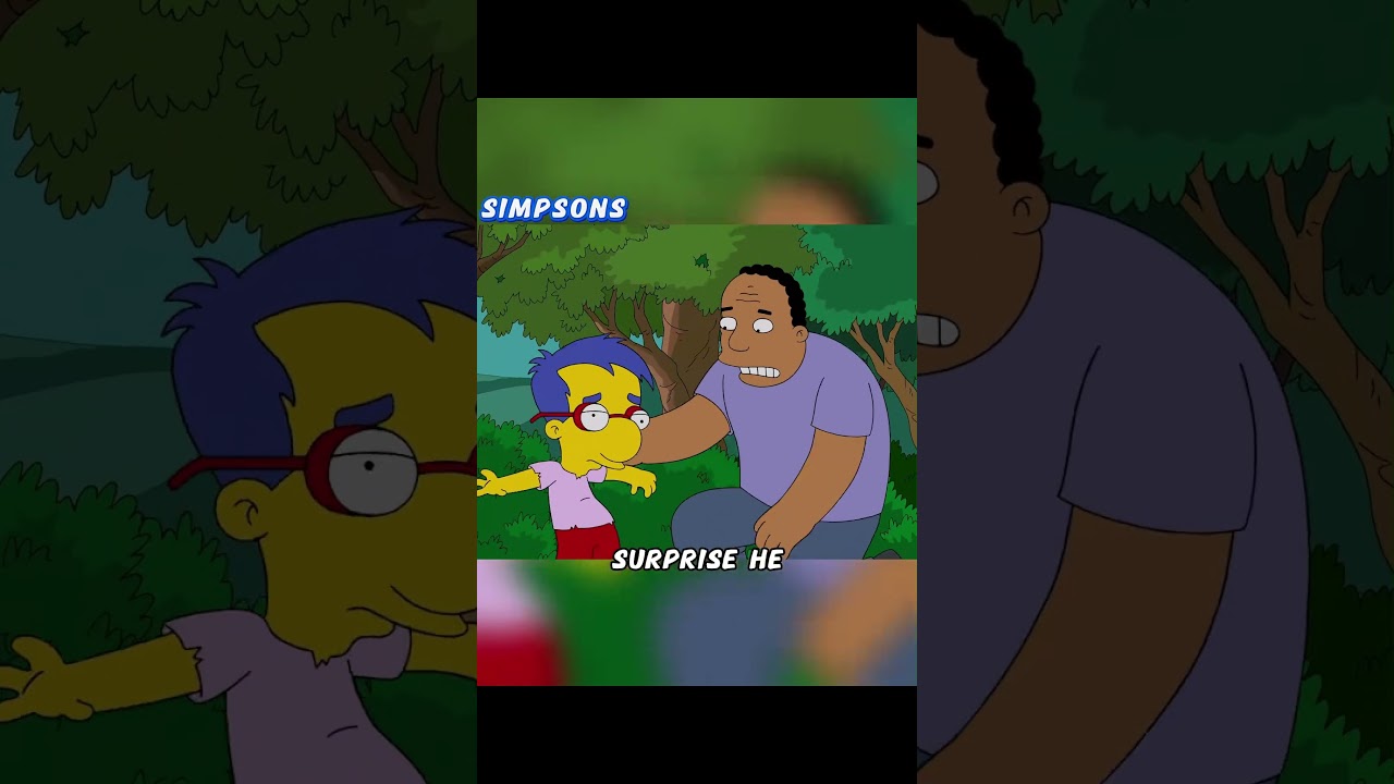 Bart and Milhouse were both participating in the inter #anime #animerecap #TheSimpsons