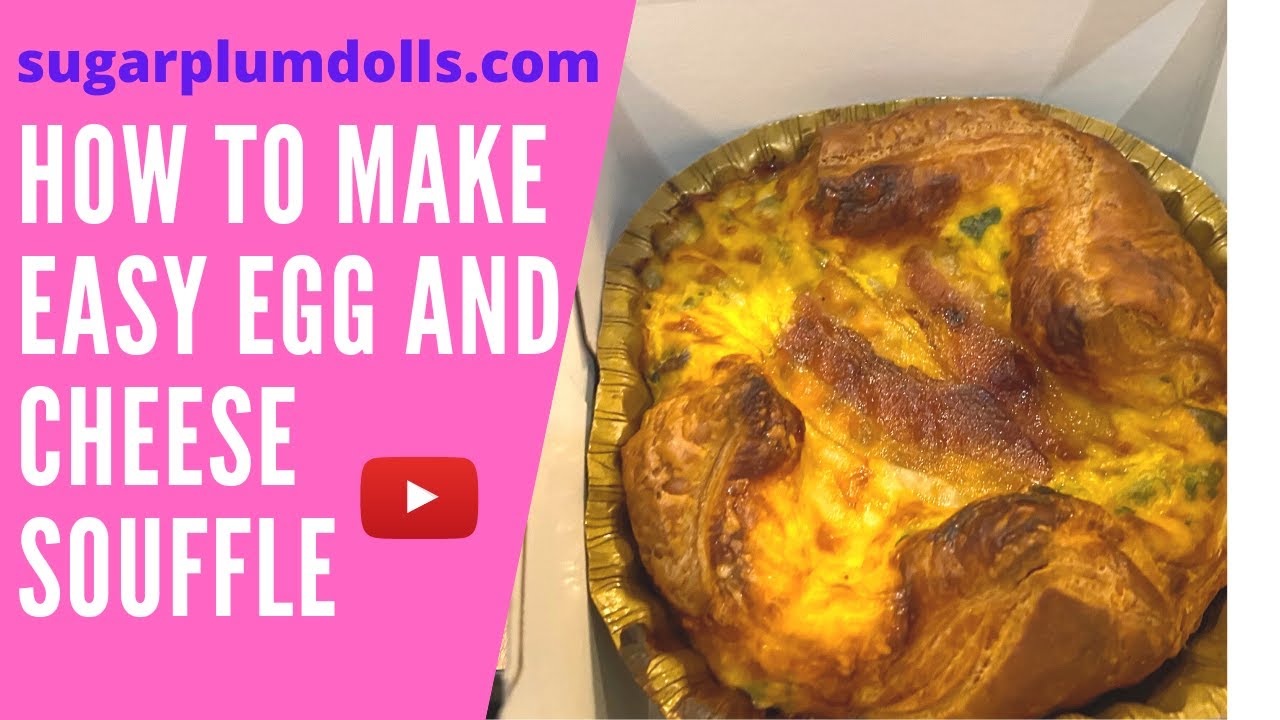 Egg and Cheese Souffle Homemade #eggcheesesouffle #souffle