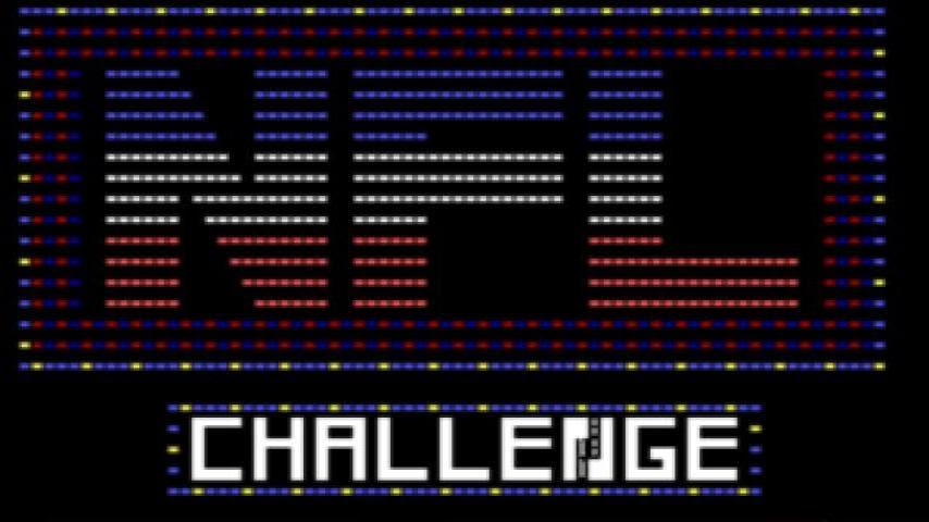 NFL Challenge gameplay (PC Game, 1985)