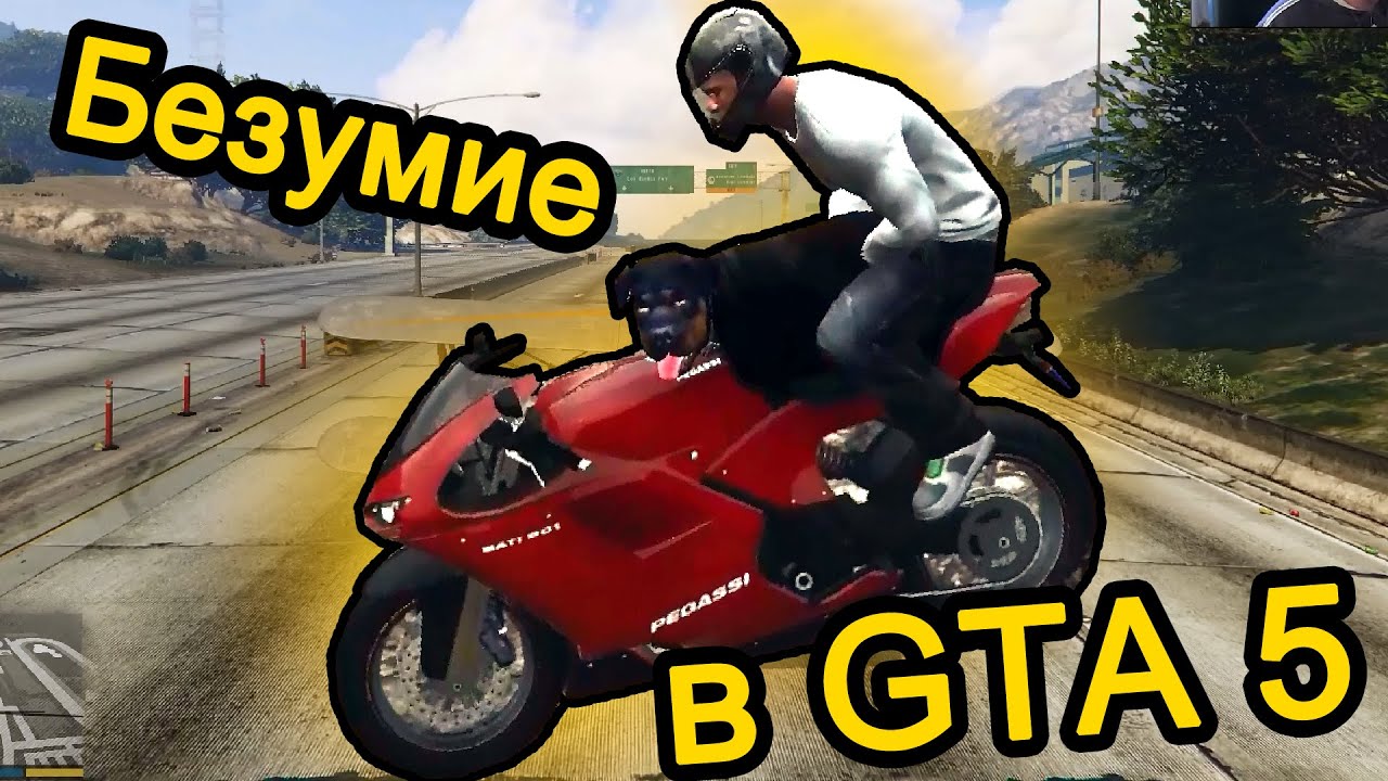 GTA 5 (ГТА 5) - Безумие в GTA 5 (МЕНЯ ФУРА УБИЛА)