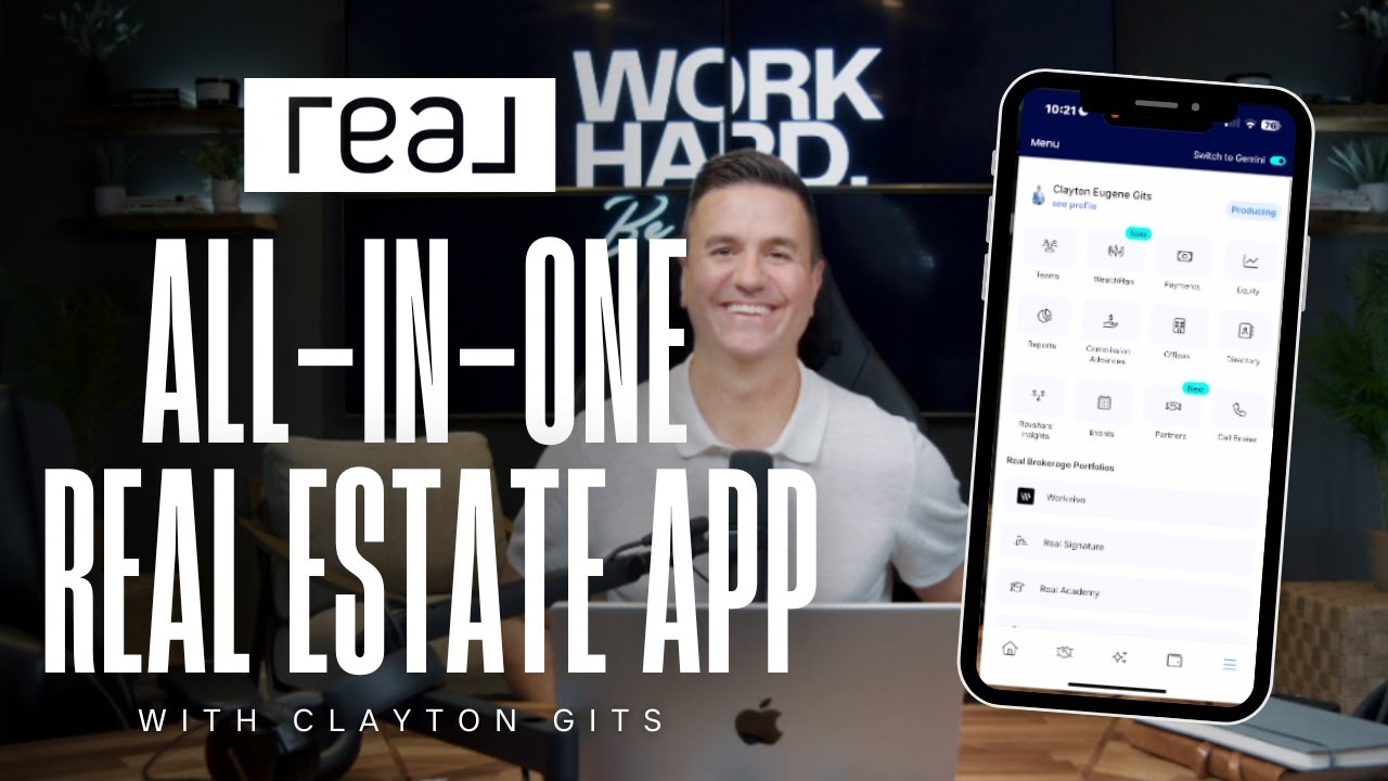 Run Your Entire Real Estate Business from Your Phone | REAL Brokerage App Walkthrough Clayton Gits