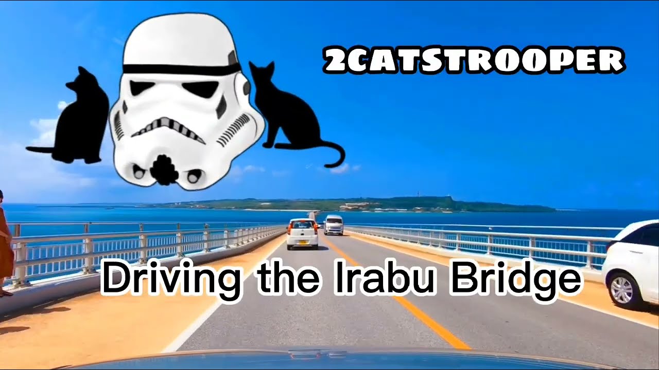 Driving the Irabu Bridge, Miyakojima, Japan