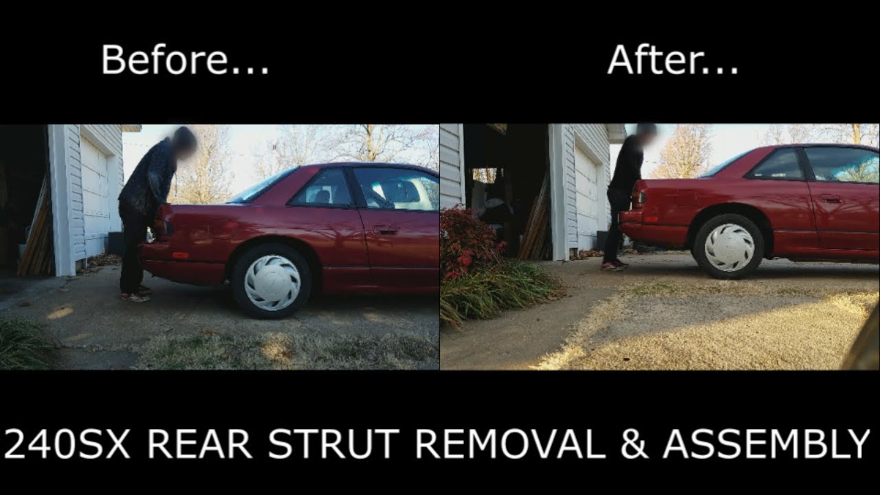 240sx Rear Strut Removal & Assembly