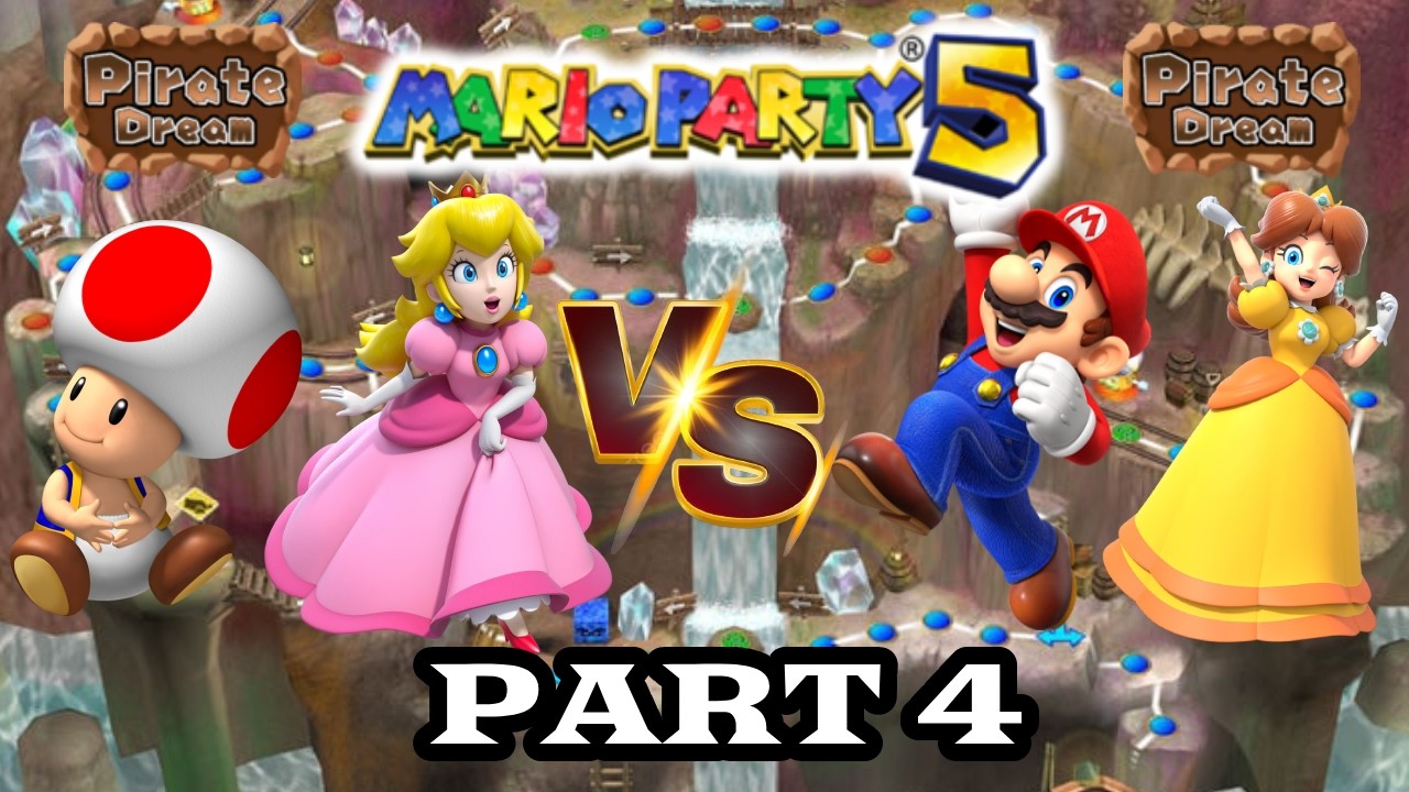 Mario Party 5 Pirate Dream 2 vs 2 Part 4/8