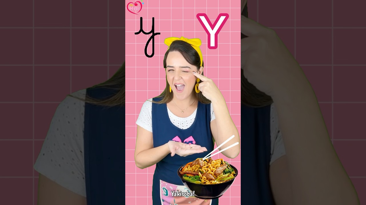 Y - Yakisoba - Libras | Alfabeto L&iacute;ngua de Sinais | Letras | #alfabetiza&ccedil;&atilde;o #infantil #cante