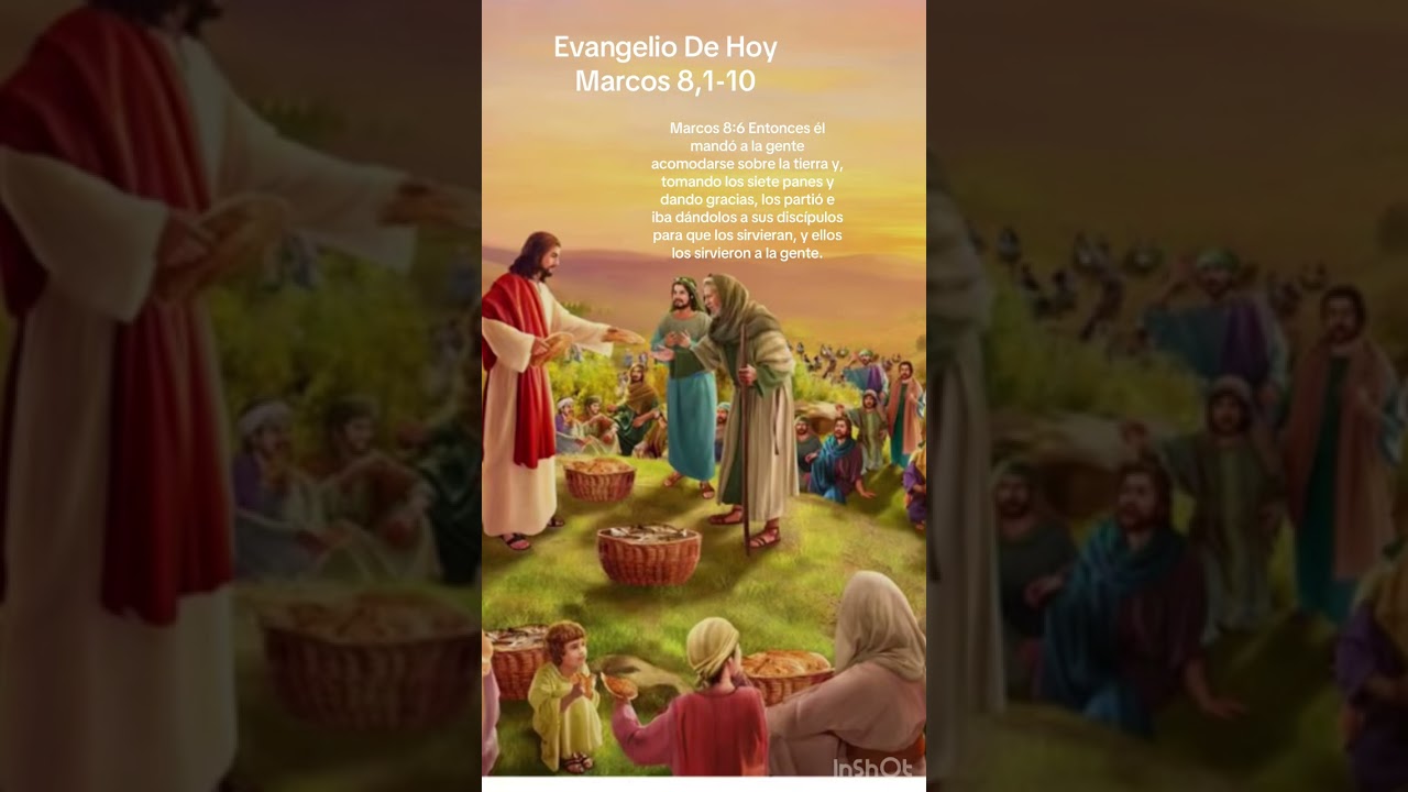 Evangelio De Hoy Sabado  14 De Febrero De 2026 ( Marcos 8,1-10) #evangelio #fe #_por_