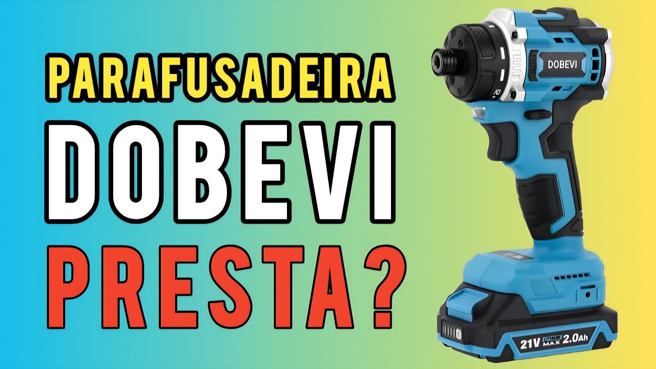 PARAFUSADEIRA FURADEIRA DOBEVI 21V Com Motor Brushless | Teste Completo |