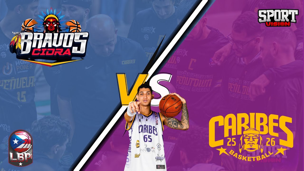 🎥Liga de Baloncesto Puertorriqueña🇵🇷: Bravos de Cidra 🆚 Caribes de Peñuelas🏀.