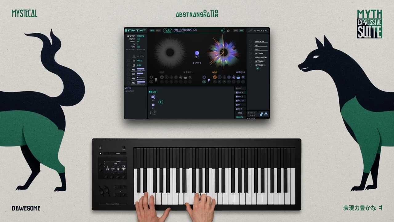 myth expressive suite - MPE preset demos