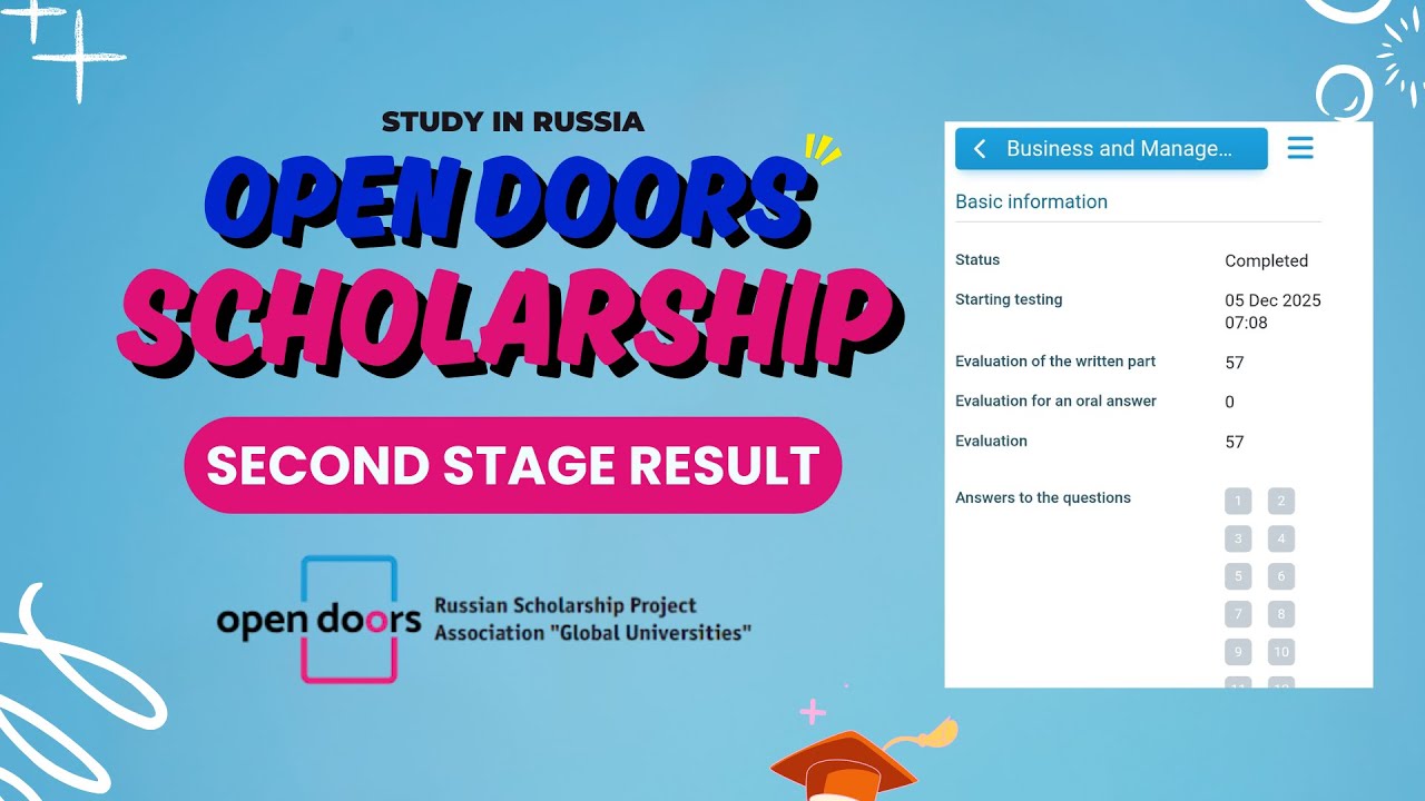 Second Stage Result | Appeal Process | How to get my Result in Second Stage | Open Doors Scholarship
