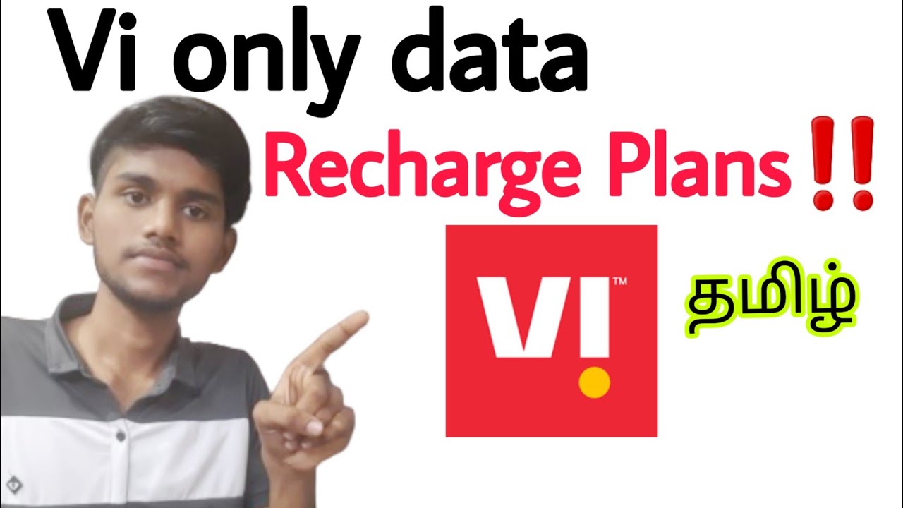 vi only data plans / vi data recharge plan / vi prepaid plans / vi only net pack / tamil / BT