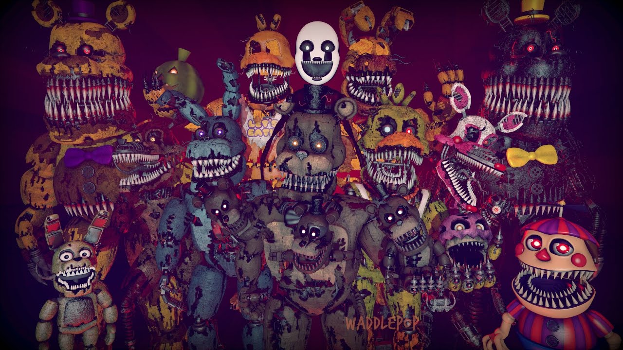 FNaF 4 Generations | FNaF Speedart (SFM)
