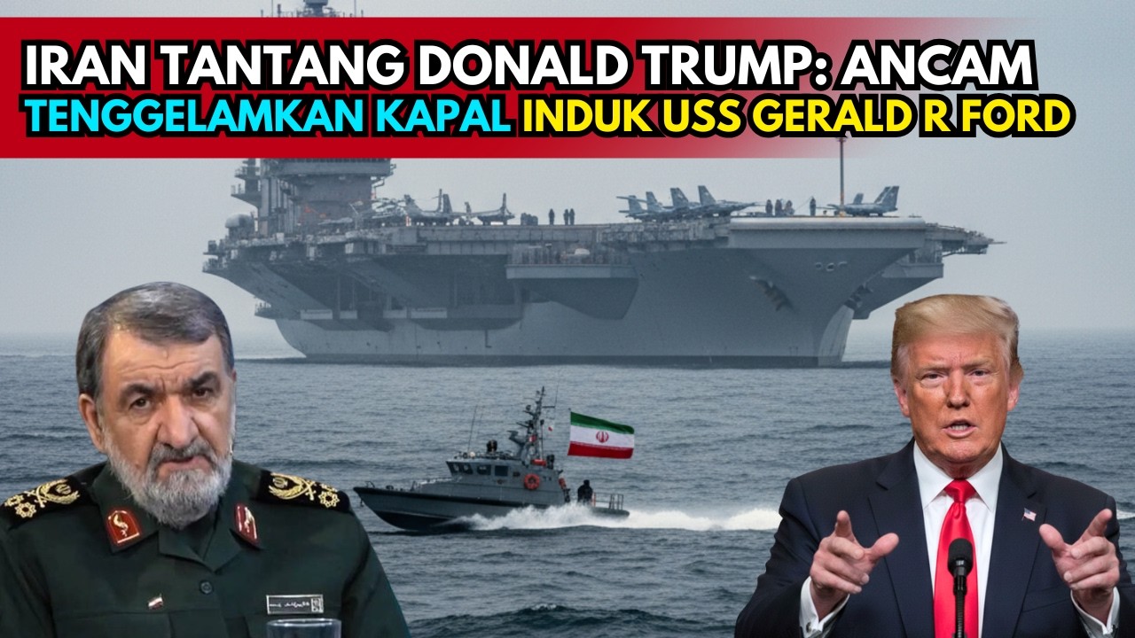 Balas Gertakan Trump, Iran Beri Ultimatum Keras, Siap Tenggelamkan Kapal Induk AS