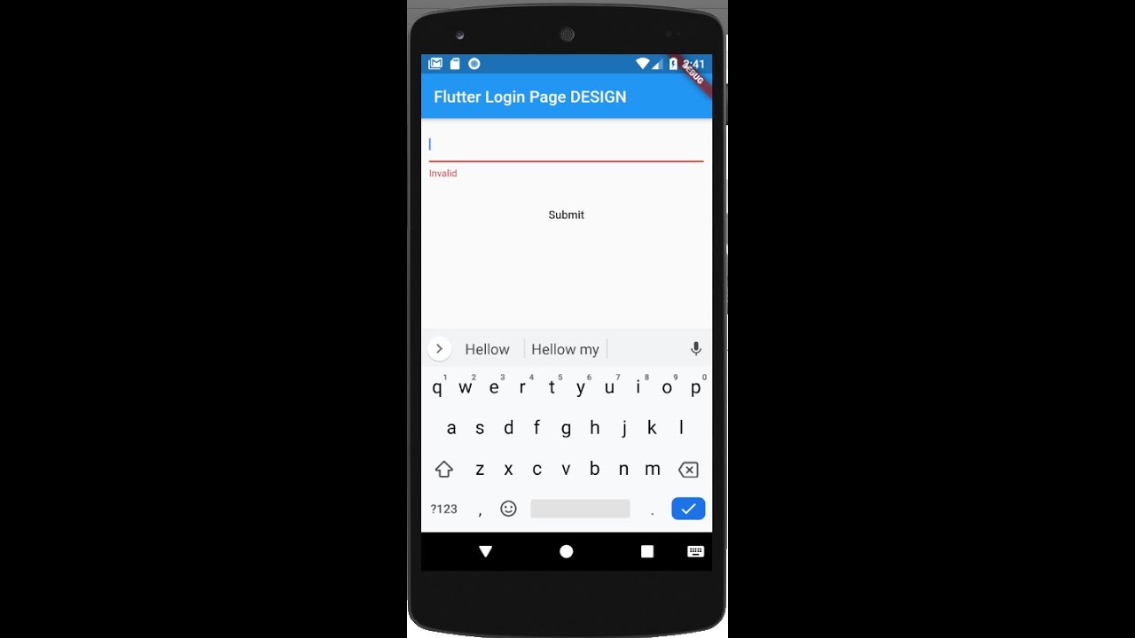 TextFormField Validation in flutter