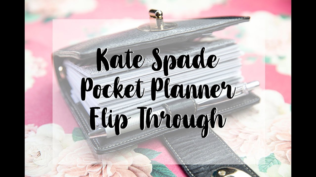 Kate Spade Pocket Planner Flip Through | April 2019