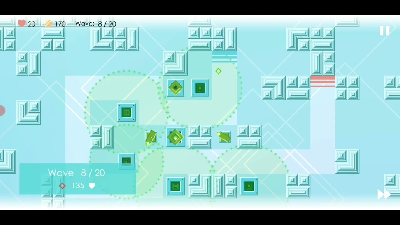 Mini TD 2. Level 124. Walkthrough.